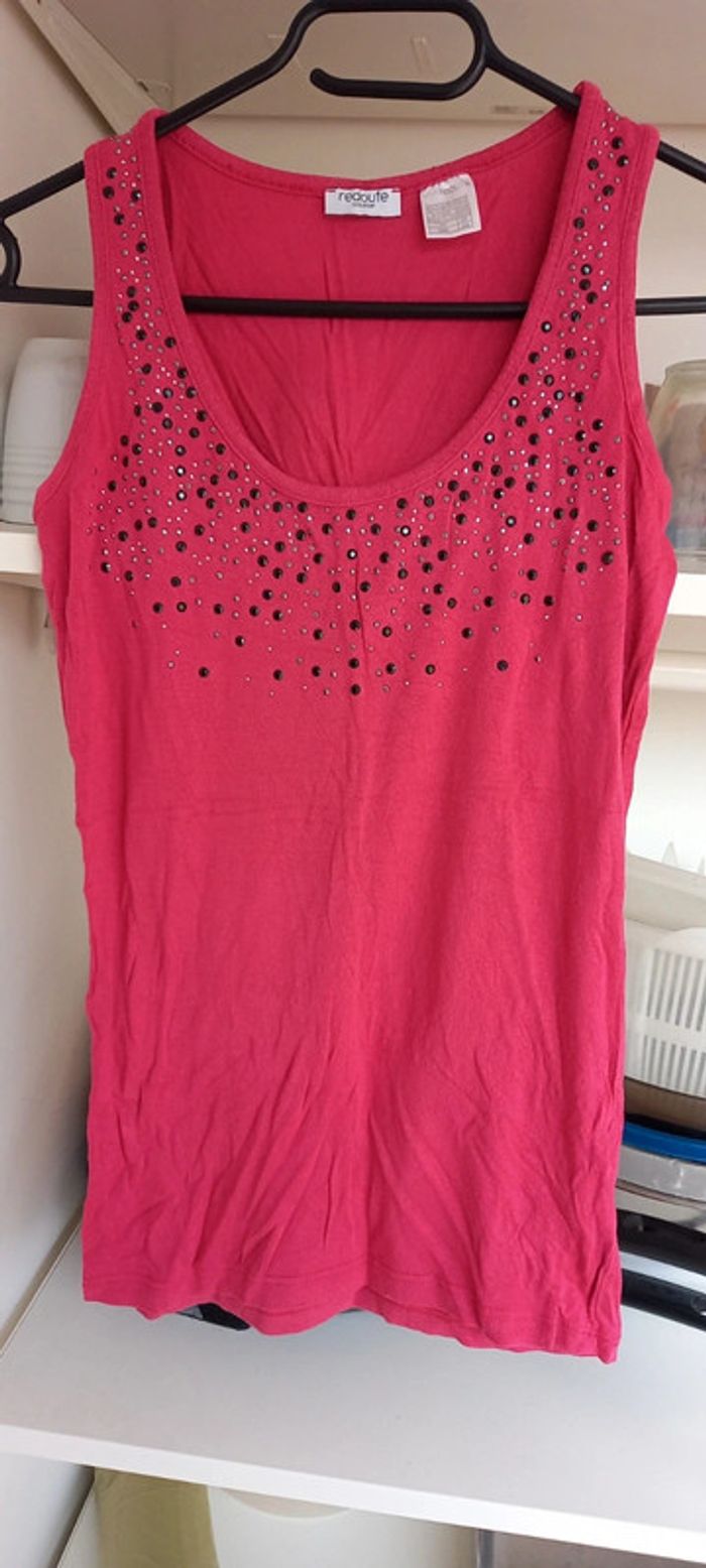 Debardeur avec strass
