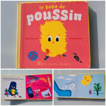 Livre tout carton 🐥 Le Bobo de Poussin 🩹 50