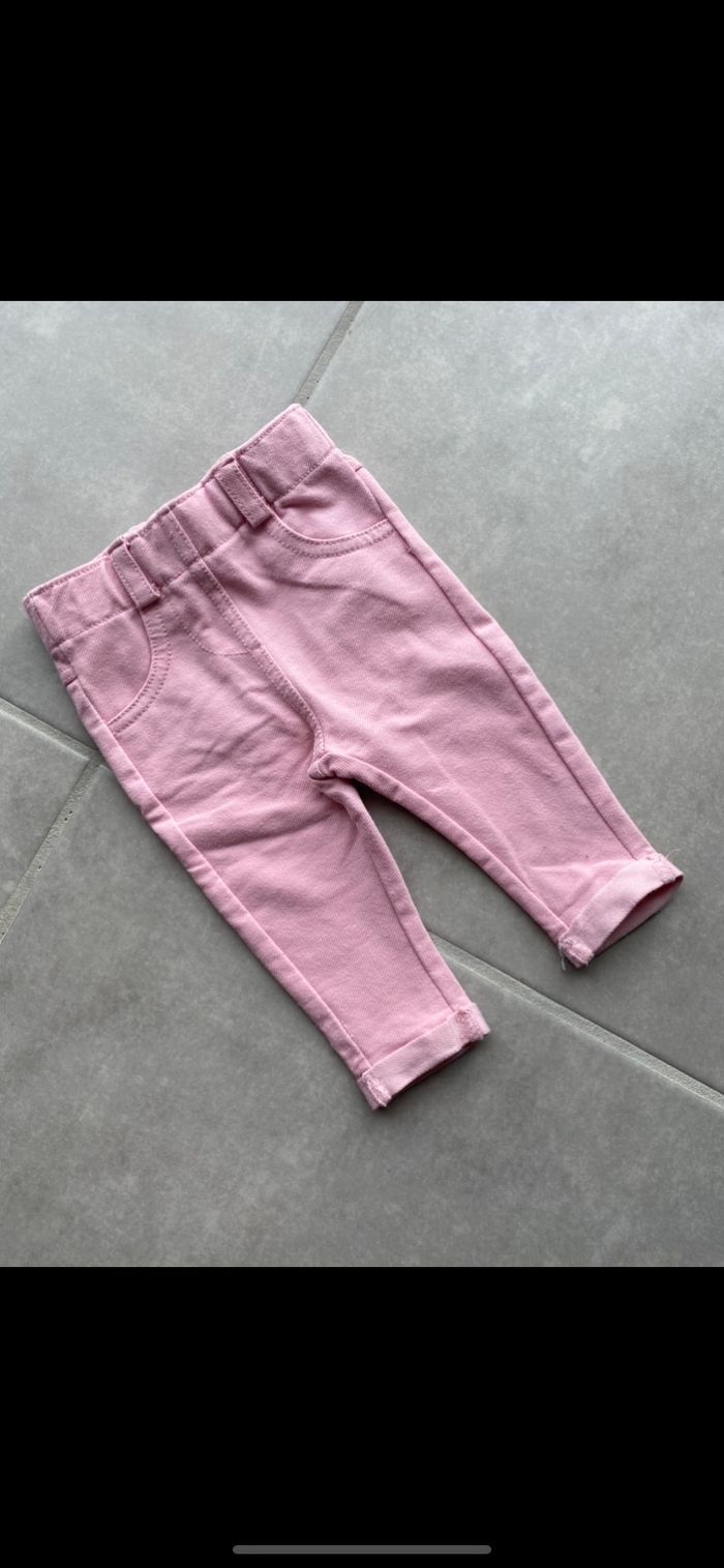 Pantalon Jean rose Taille 3 mois
