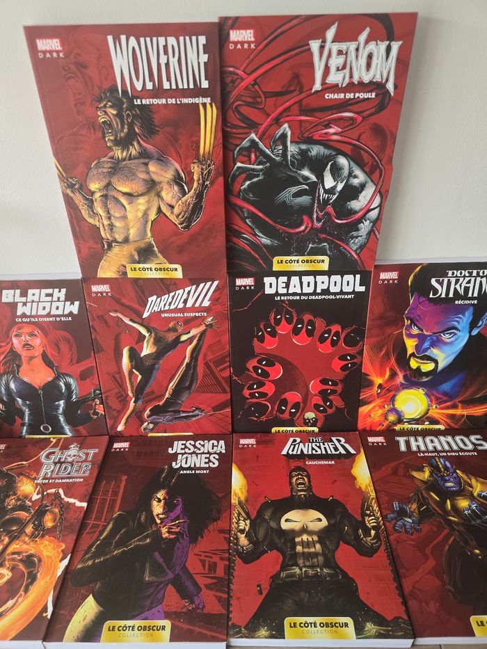 Lot de 10 livres comics marvel - photo numéro 3
