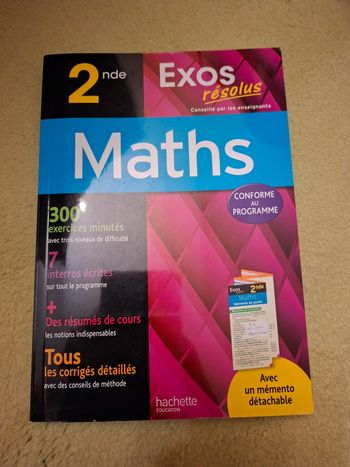 Exos résolus Maths