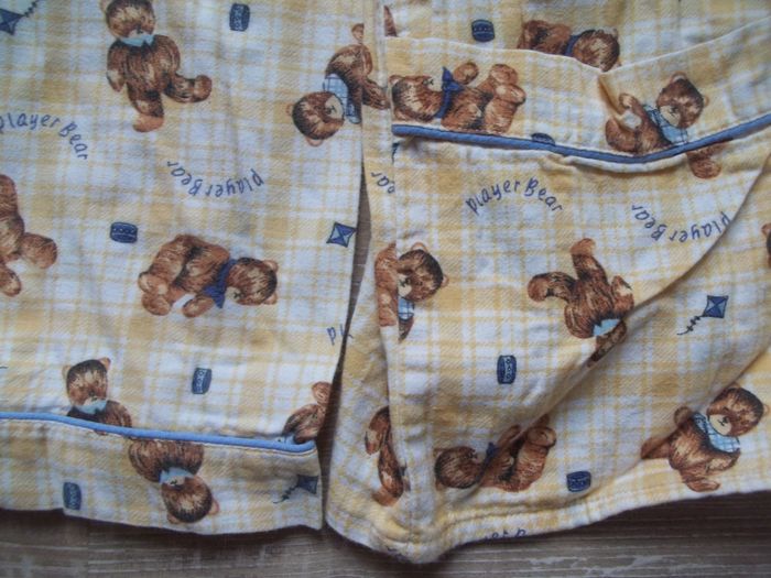 Pyjama flanelle jaune oursons Country Nuit 14 ans - photo numéro 7
