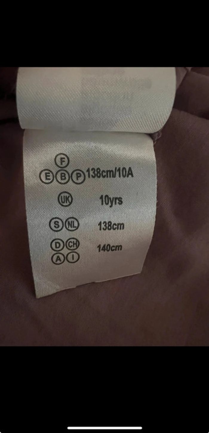 Ensemble short petit haut taille 10 ans vertbaudet parfait état 100% coton - photo numéro 5