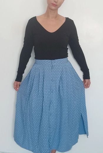 Jupe longue a boutons vintage 42/44