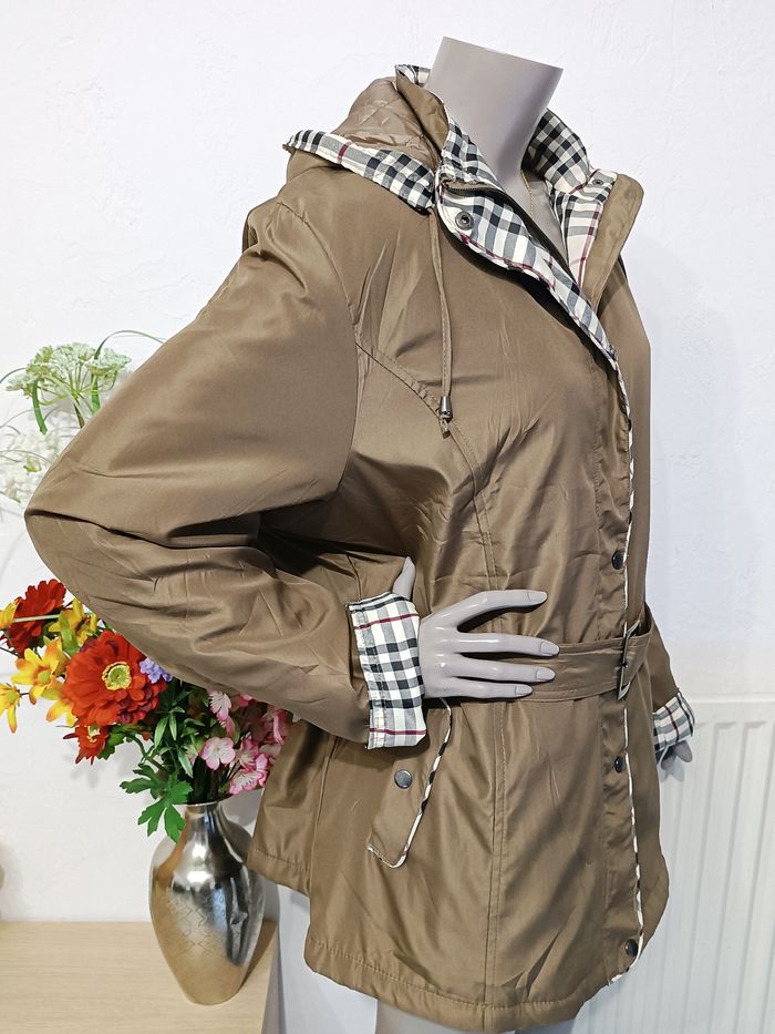 Manteau marron grande taille - photo numéro 2
