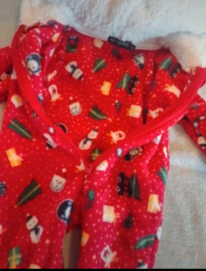 Pyjama /surpyjama mixte capuche polaire bien chaud - photo numéro 5