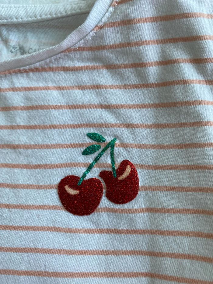 Lot de 2 t-shirt manches courtes marinières kiabi 4 ans - photo numéro 3