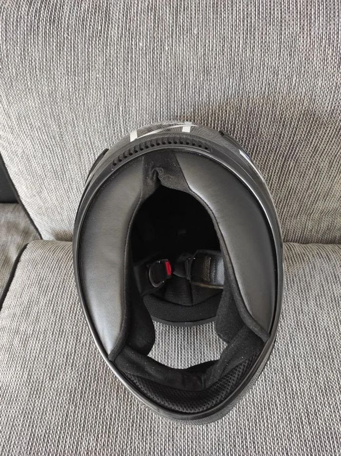 Casque de moto intégral HJC avec housse de protection taille L - photo numéro 5