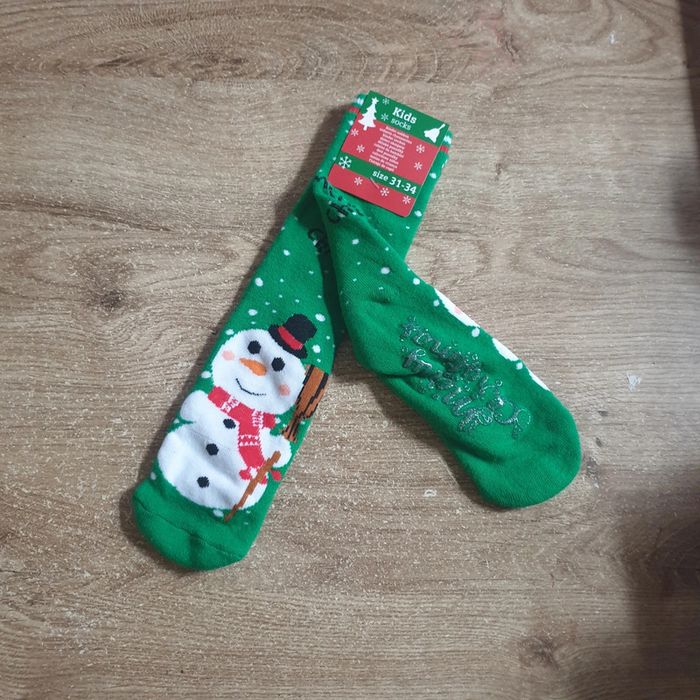 ⭐ Chaussons chaussettes Noël 31/34 #emyfleury_chausettesgarçon
