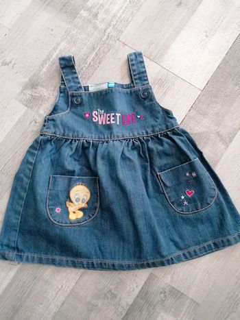 Robe en jeans  T 9 mois 👶