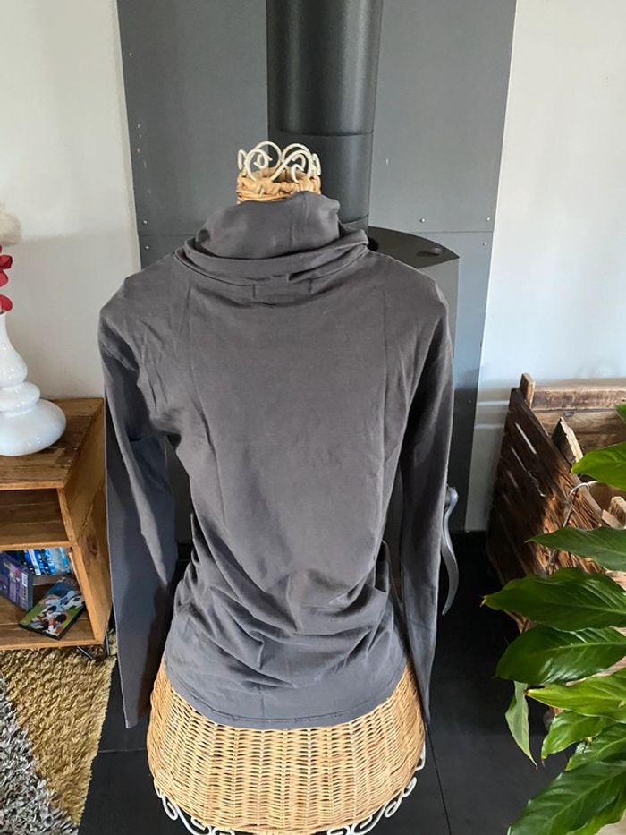 Sous pull col roulé Springfield gris taille S - photo numéro 8