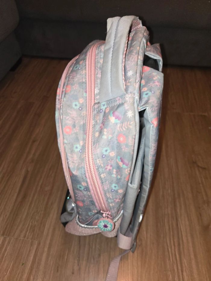 Cartable à roulette cheval + sac de gym assortit - photo numéro 2