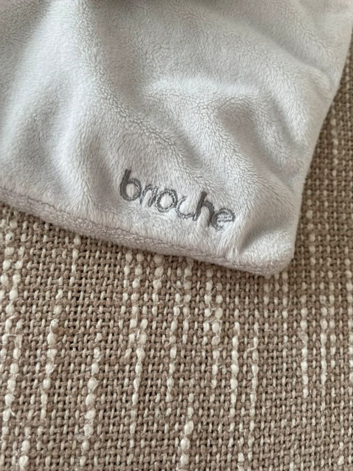 Peluche doudou plat 20cm brioche mouton brebis agneau blanc gris bon état - photo numéro 4