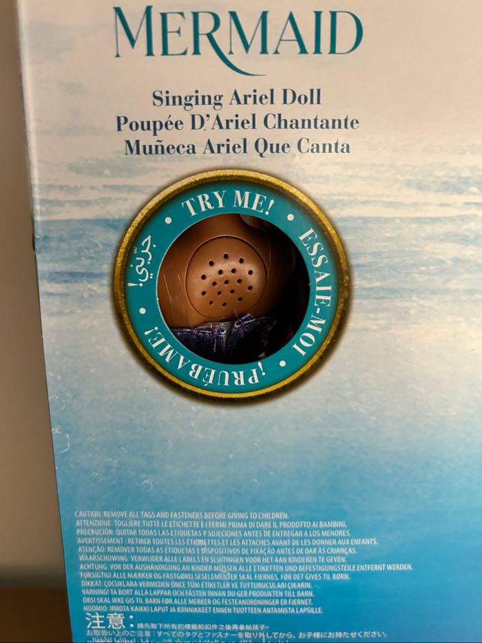 Poupée Disney Ariel La petite sirène qui chante - photo numéro 3