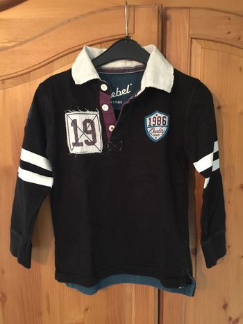 Polo longue manche. 98cm