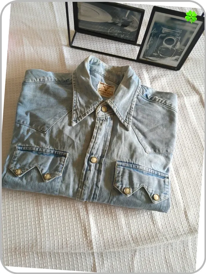 Chemise en jeans Levi's vintage RARE - photo numéro 9