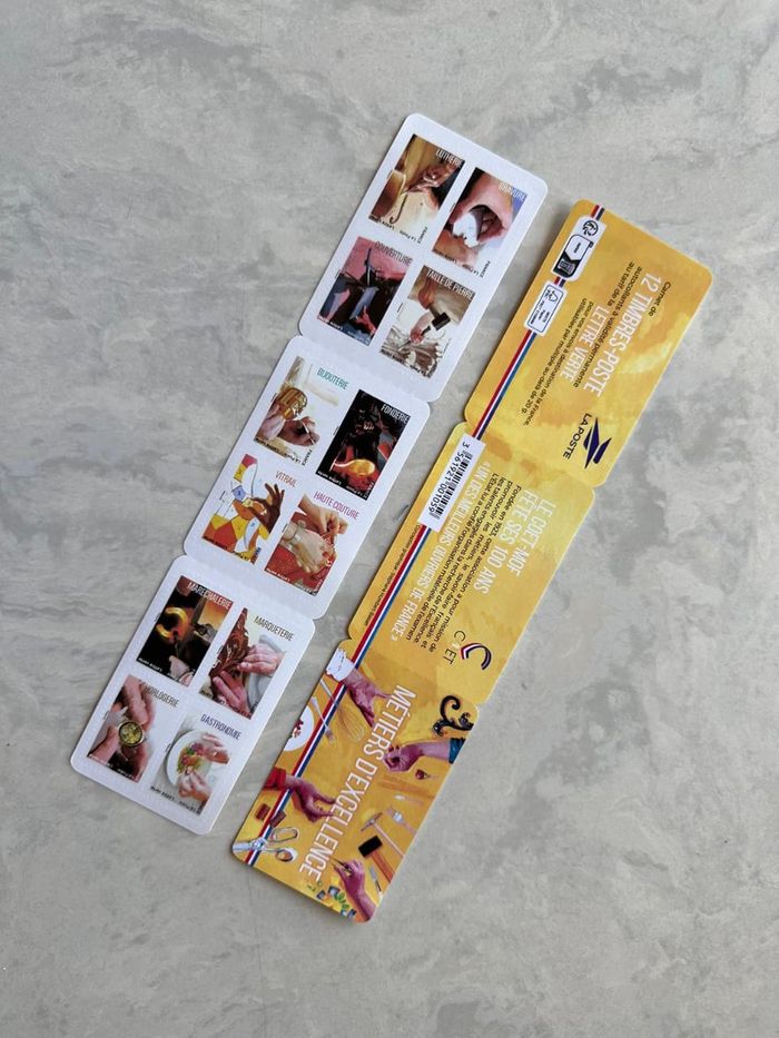 lot de 5 carnets de timbres 20G valeur 83,40€ lettre verte validité permanente
