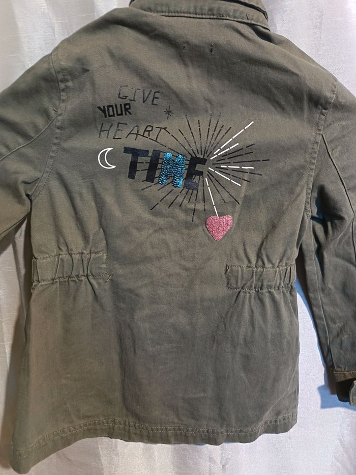veste baroudeur kaki de Kiabi 4 ans réf 59 D19 - photo numéro 3