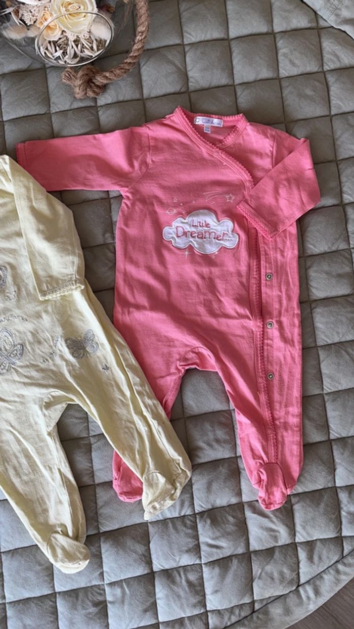 Lot de 2 Pyjamas léger coton 6 mois - photo numéro 3