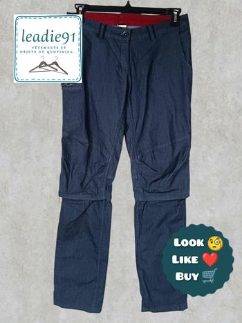 pantalon randonnée 2 en 1 Quechua homme 40