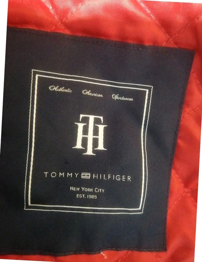 Blousons aviateur Tommy Hilfiger rouge taille XS - photo numéro 4