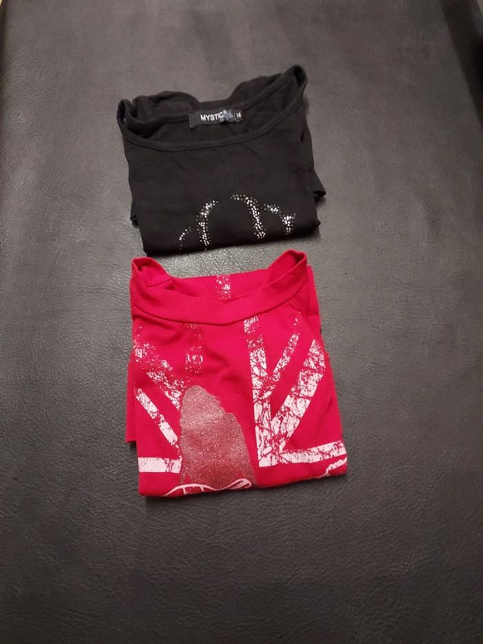 Lot de 2 tee-shirts et pantacourt fille 14 ans - photo numéro 10