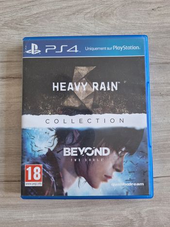 Jeu ps4 heavy rain + beyond two souls