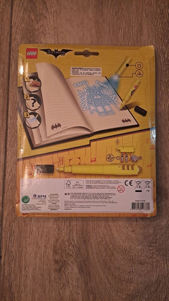 Carnet Lego DC The Batman Movie - photo numéro 2