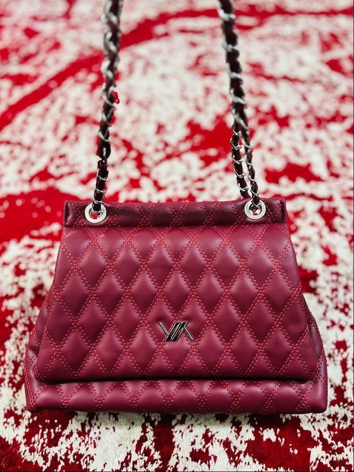 Sac à main bordeaux verde – élégant et chic - photo numéro 3