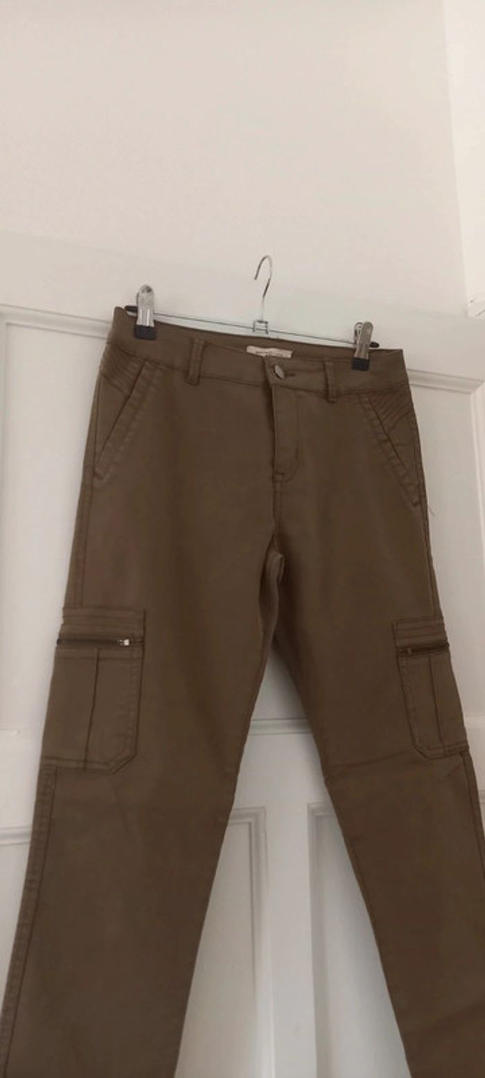 Jeans skinny kaki cache cache 38 - photo numéro 3