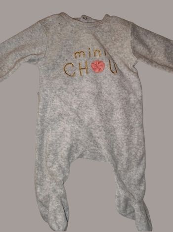 Pyjama bébé mixte – Taille 1 mois – Très bon état – Marque Kiabi