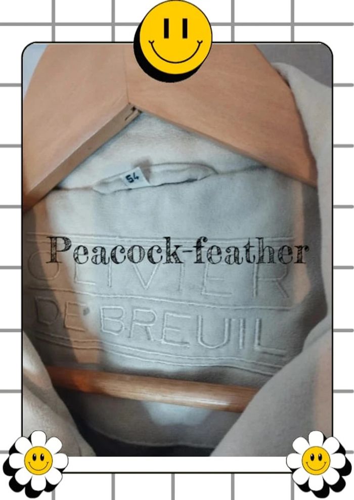 Veste daim crème 54 homme - photo numéro 9
