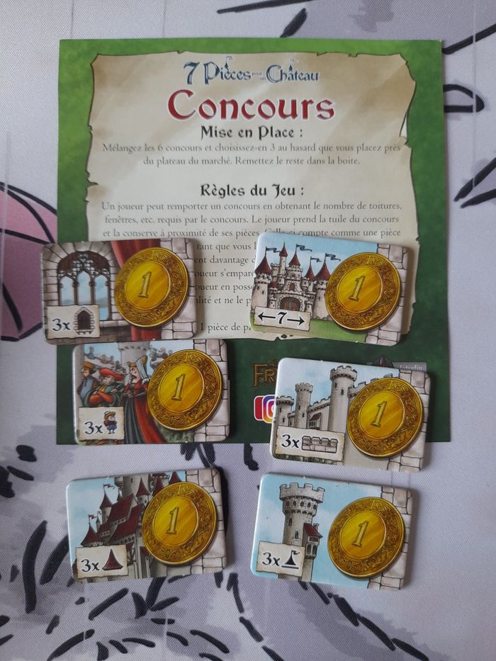 7 pièces pour un château + extension jeu de société - photo numéro 3