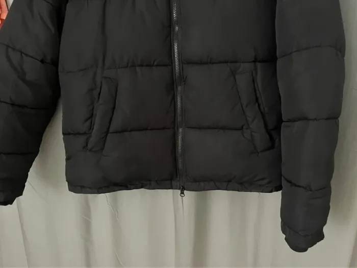 Doudoune noir nicce homme sans capuche chaude taille M - photo numéro 5