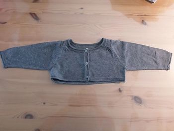 Gilet court gris