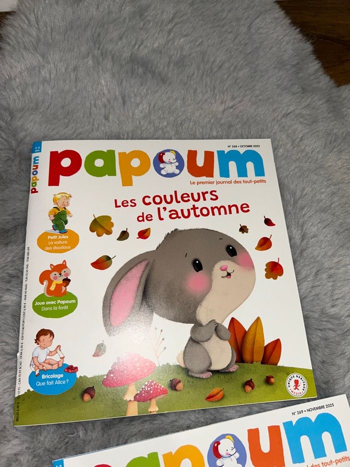Livre Papoum octobre et novembre 2025 - Neuf