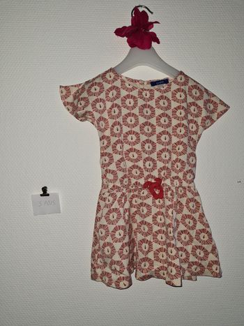 Robe manche courtes fille  okaïdi  3 ans coton viscose