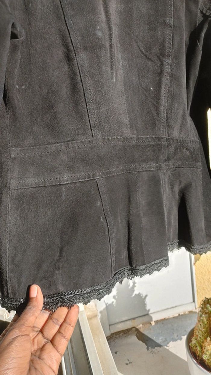 Veste en cuir daim velours - photo numéro 11