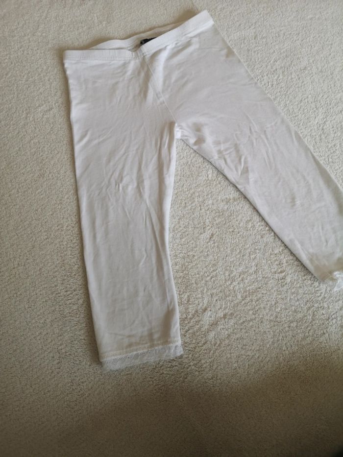 Legging 3/4 dentelle