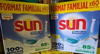 Tablette lave vaisselle Sun ×120.