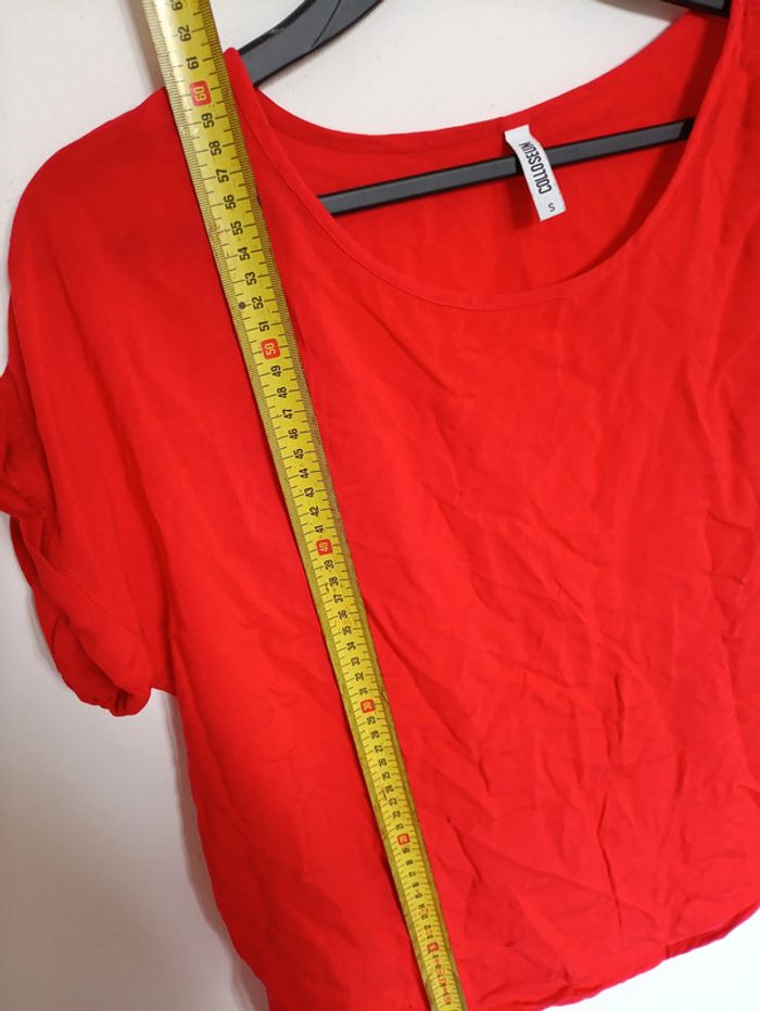 Blouse rouge vif Colloseum – Taille S - photo numéro 4