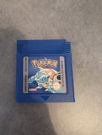 Cartouche pokémon game boy bleu tortank