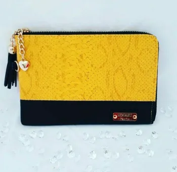 Portefeuille jaune