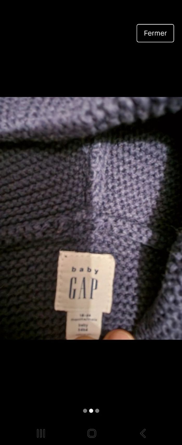 Gilet gap - photo numéro 3