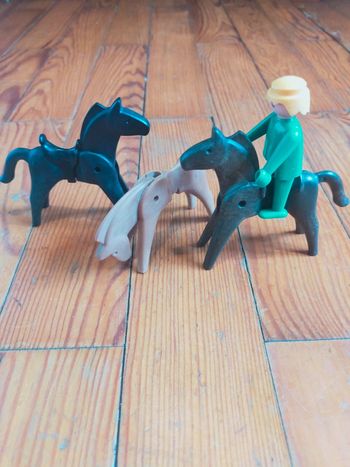 Playmobil  cheveux années 80