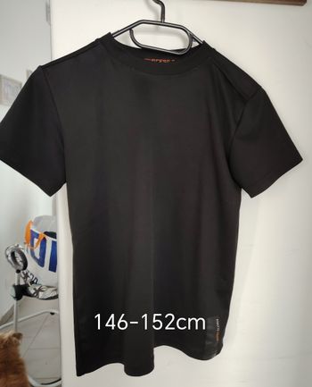 T-shirt de sport garçon noir taille 146-152 cm 