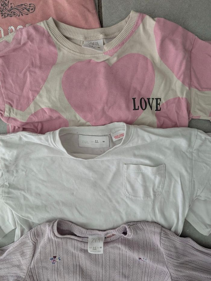 Lot tshirts Zara - photo numéro 2