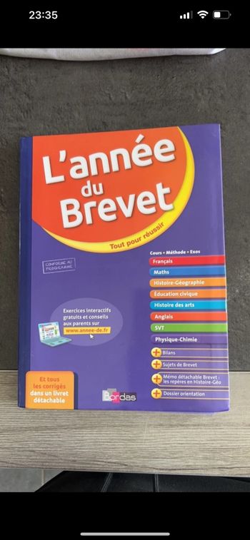 Livre brevet