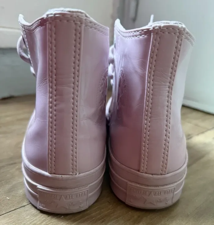 Converse Chuck Taylor All Star montantes – Vernis rose lilas– Taille 38 - photo numéro 5