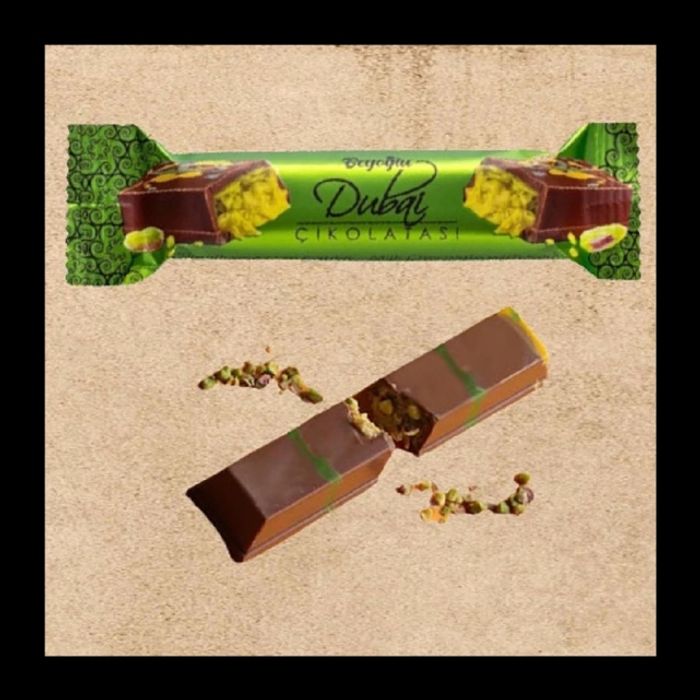 1 barre de chocolat de Dubaï